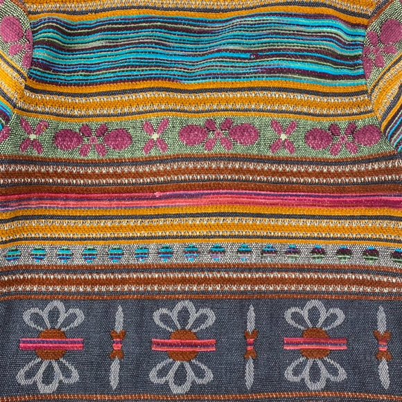 Bagatelle Handwoven Western Inspired Blanket Style Jacket - Picture 3 of 10